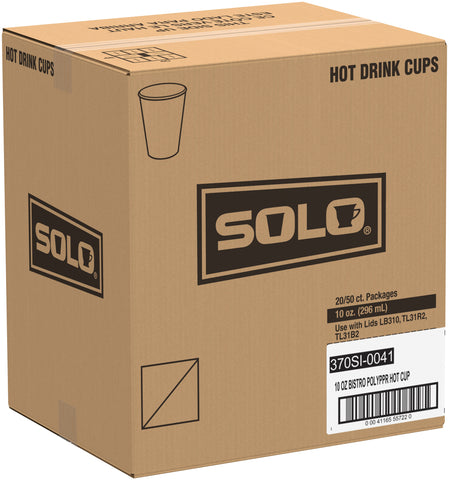 Solo Bistro® CUP PAPER HOT SINGLE SIDED POLY 10 OZ
