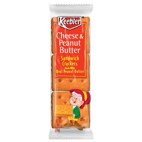 Keebler® CRACKER CHEESE & PEANUT BUTTER SANDWICH