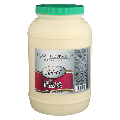 Ventura Foods Classic Gourmet Select Creamy Coleslaw Salad Dressing, 1 Gallon -- 4 per case.