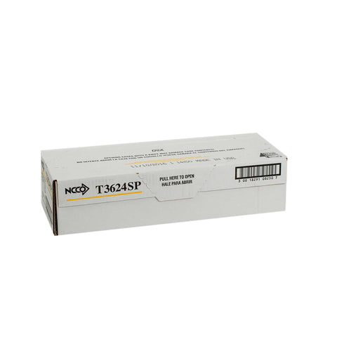 National Checking Company Guest Check Paper - 1 Part Tan, 15 Line, 3.5 x 6.75 inch -- 5000 per case.