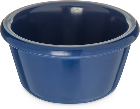 Carlisle RAMEKIN SMOOTH PLASTIC COBALT BLUE 4 OZ