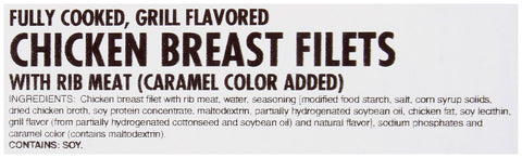 Tyson® CHICKEN BREAST FILLET W/ GRILL MARK FC 3 OZ 10004360928