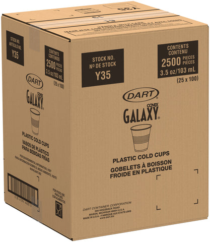 Cup Plastic Translucent 3.5 Oz