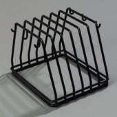 Carlisle RACK BOARD & BRUSH PLASTIC BLACK