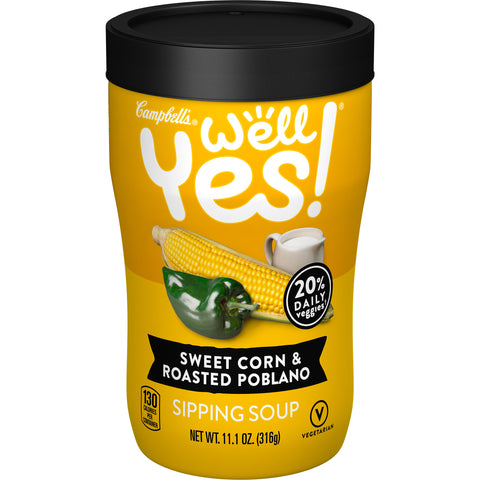 Well Yes SOUP SIP CORN ROASTED POBLANO