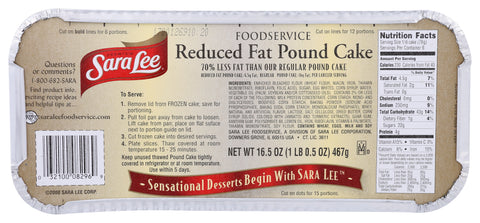 Cake Pound Reduced Fat Large 10