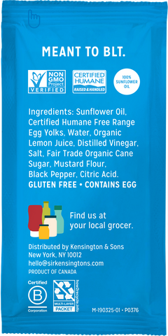 Sir Kensington's Classic Mayonnaise, 0.5 Ounce Packet -- 600 per case