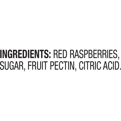 Smuckers Natural Red Raspberry Fruit Spread, 19 Ounce -- 12 per case.