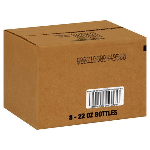 Kraft Light Mayonnaise Dressing, 22 Fluid Ounce -- 8 per case.