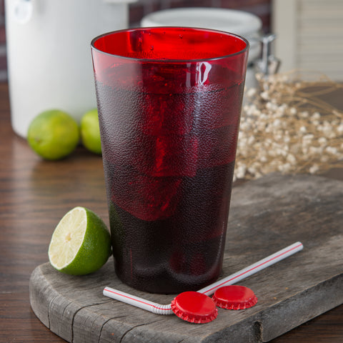 Carlisle TUMBLER STACKABLE™ SAN PLASTIC RUBY 32 OZ