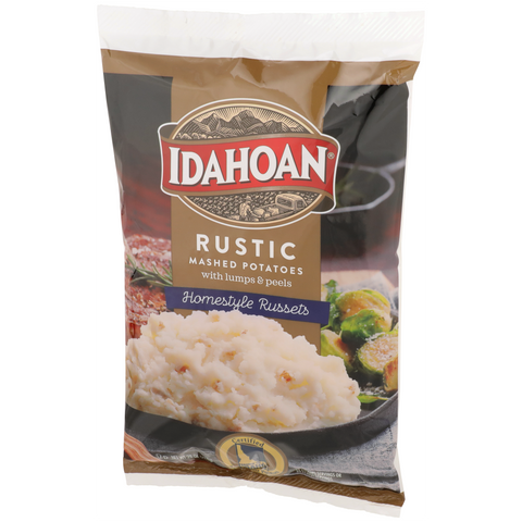 Idahoan Rustic Homestyle Russets Mashed Potatoes, 28 Ounce Pouch -- 8 per case