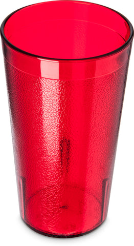 Carlisle TUMBLER PLASTIC SAN PLASTIC RED 12 OZ