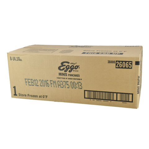 Kelloggs Eggo Mini Buttermilk Pancakes, 40 per pack -- 8 packs per case