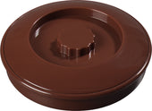Carlisle SERVER TORTILLA W/ LID PLASTIC BROWN 7.5