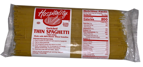 Hospitality PASTA SPAGHETTI THIN 10