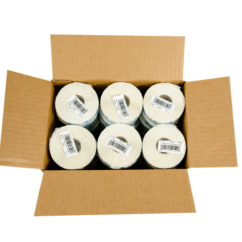 National Checking Company Dateit Blue Trilingual Dissolvable Label - Monday, 1 x 1 inch -- 1000 per case.