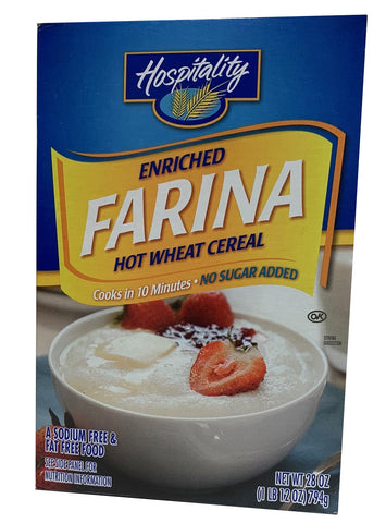 Hospitality CEREAL WHEAT FARINA CREAMY ENRICHED
