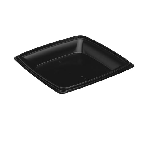 Expressions® CONTAINER TRAY POLYPROPYLENE SQUARE BLACK 9