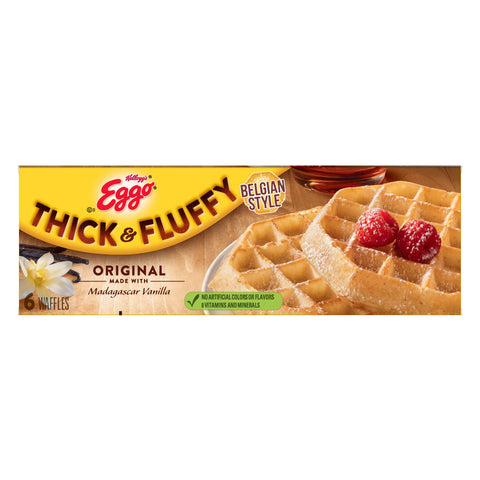 Eggo Thick and Fluffy Original Waffle, 11.6 Ounce -- 8 per case.