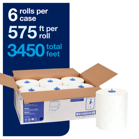 Tork Premium TOWEL ROLL NON PERFERATED WHITE 8