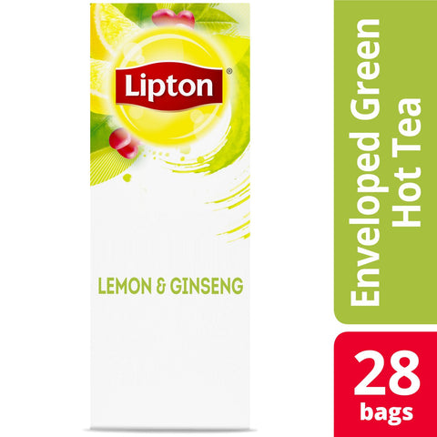 Lipton® TEA GREEN LEMON GINSENG