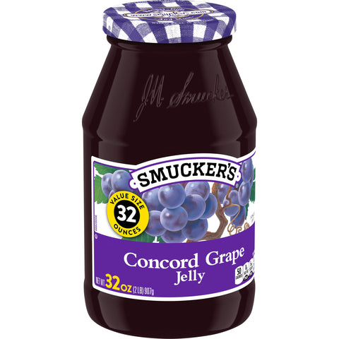 Smuckers Grape Jelly, 32 Ounce -- 12 per case.