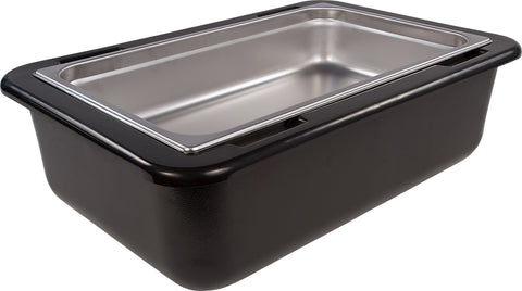 Coldmaster® FOOD PAN COLD BLACK FULL SIZE 6
