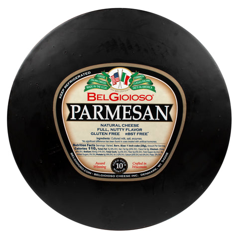 Belgioioso CHEESE PARMESAN WHEEL BLACK WAX