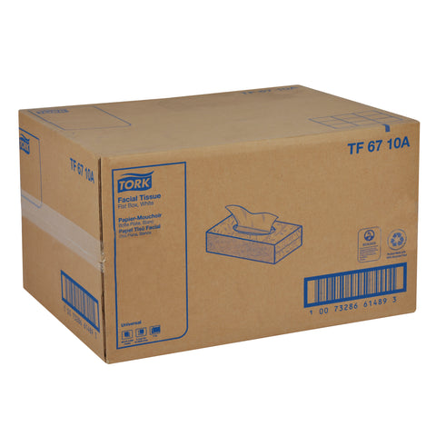 Tissue Facial Flat Box White 8.2x7.9
