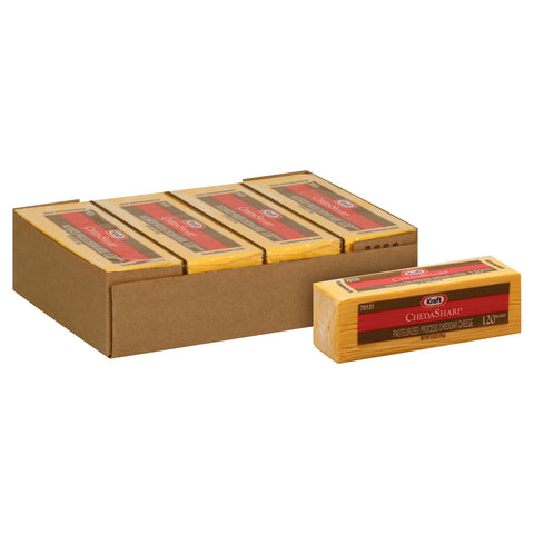 Cheese Sharp Cheddar Regular Sliced 120 Ct