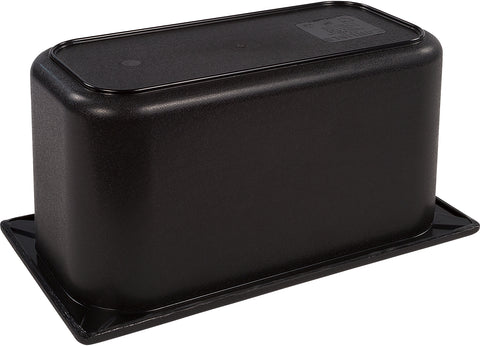 Coldmaster® PAN FOOD DIVIDED BLACK THIRD-SIZE 6