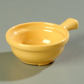Carlisle BOWL SOUP HANDLED HONEY YELLOW 4-5/8