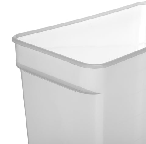 Carlisle CONTAINER FOOD PLASTIC RECTANGLE CLEAR