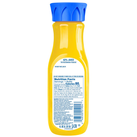 Tropicana Pure Premium JUICE TROP50 ORANGE JUICE & CALCIUM PLASTIC BOTTLE