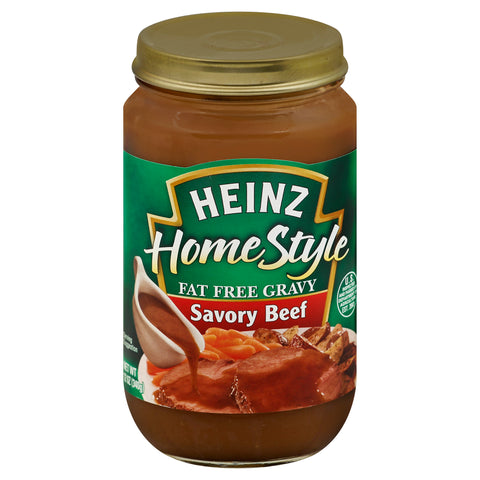 Heinz Beef Gravy Fat Free, 12 Ounce -- 12 Case