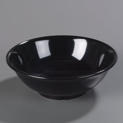 Carlisle BOWL SERVING FOOTED MELAMINE BLACK 24 OZ