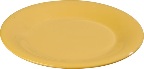Carlisle PLATE DINNER WIDE RIM DURUS® MELAMINE HONEY YELLOW 9