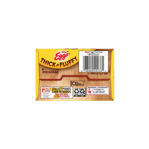 Eggo Thick and Fluffy Original Waffle, 11.6 Ounce -- 8 per case.