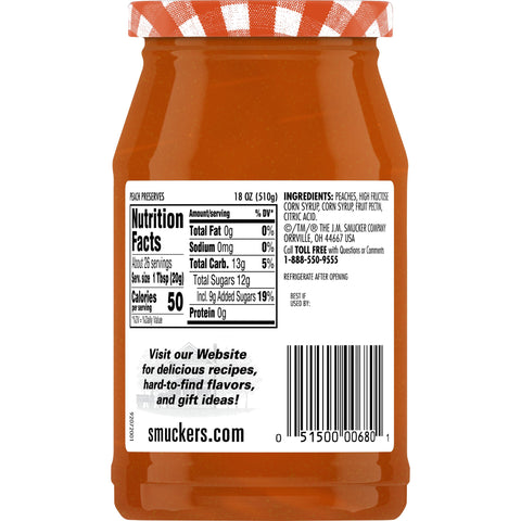 Smucker's® PRESERVES PEACH