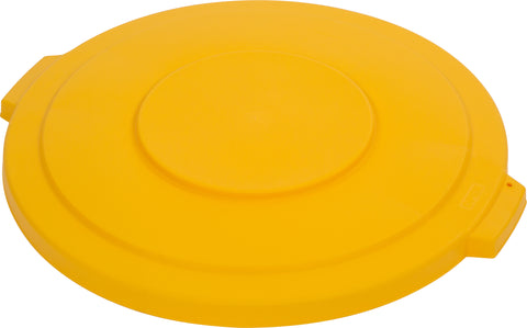 Carlisle LID BRONCO™ ROUND WASTE BIN TRASH CONTAINER YELLOW 32 GAL