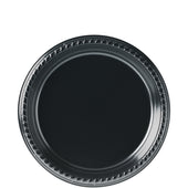 Plate Plastic Black Party 9