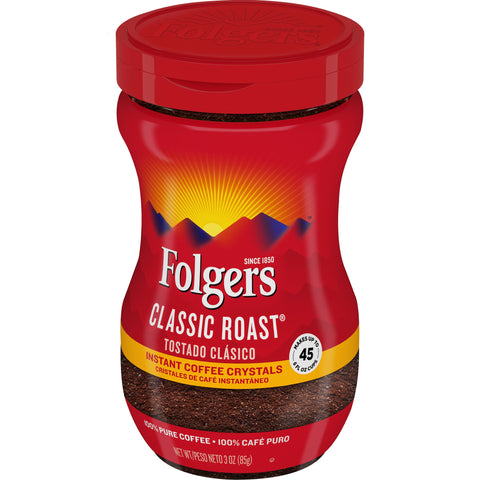 Folgers® COFFEE CAFFEINATED INSTANT REGULAR