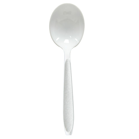 Solo® Impress™ SPOON SOUP HEAVY WEIGHT WHITE PS