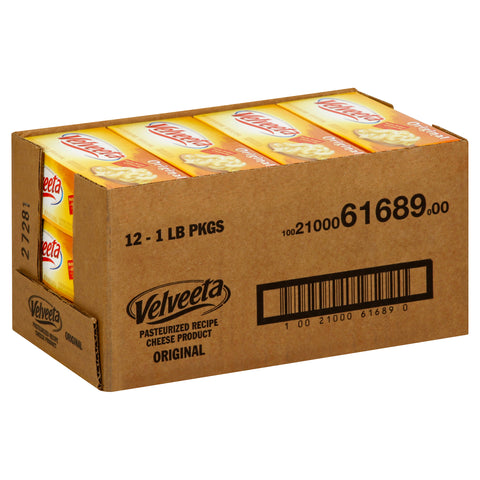 Kraft Velveeta Cheese Loaf, 1 Pound -- 12 per case.