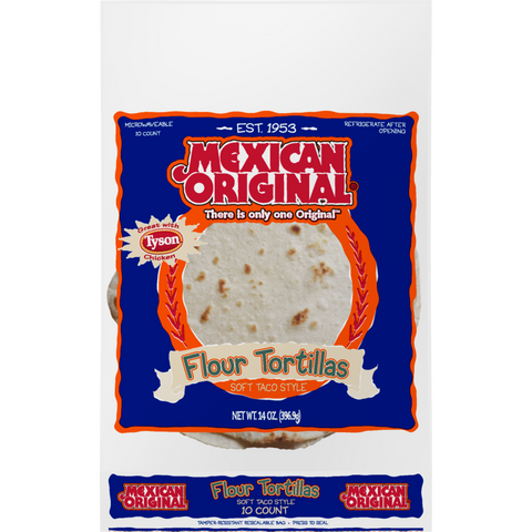 Mexican Original® TORTILLA FLOUR PRESSED WHITE 8