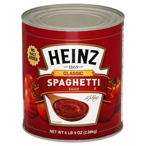 Sauce Spaghetti No Salt Added