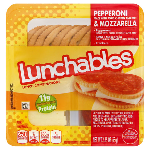Lunchable Pepperoni Mozzarella