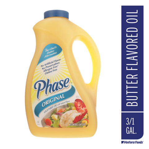 Ventura Foods Phase Trans Fat Free Liquid Butter Alternative, 1 Gallon -- 3 per case.