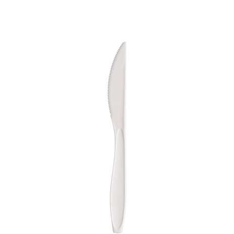 Dart Solo Reliance Medium Heavy Weight Polystyrene White Knife, 6.6 inch Length -- 1000 per case