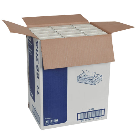 Tork Premium TISSUE FACIAL WHITE 2-PLY 8X8